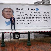 Trump's vociferous Cruz Tweet Truck!