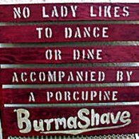 Burma Shave Signs