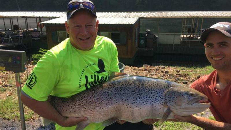 Brown trout caught at Lake Taneycomo sets new Missouri record