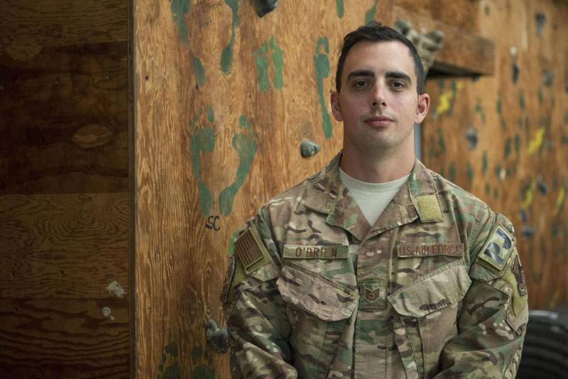 On his way to receive an award for outstanding service, airman saves child's life