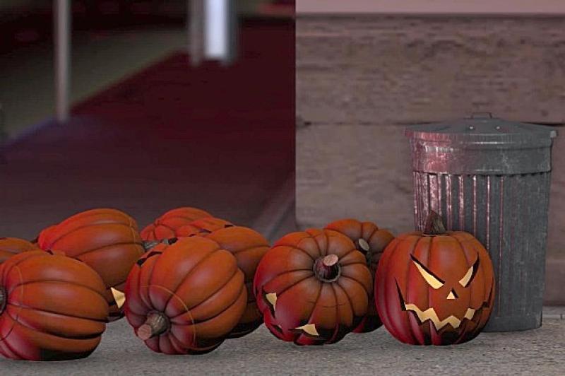The scary waste of Halloween pumpkins