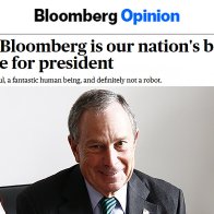 Bloomberg Editorial Board Endorses Mike Bloomberg