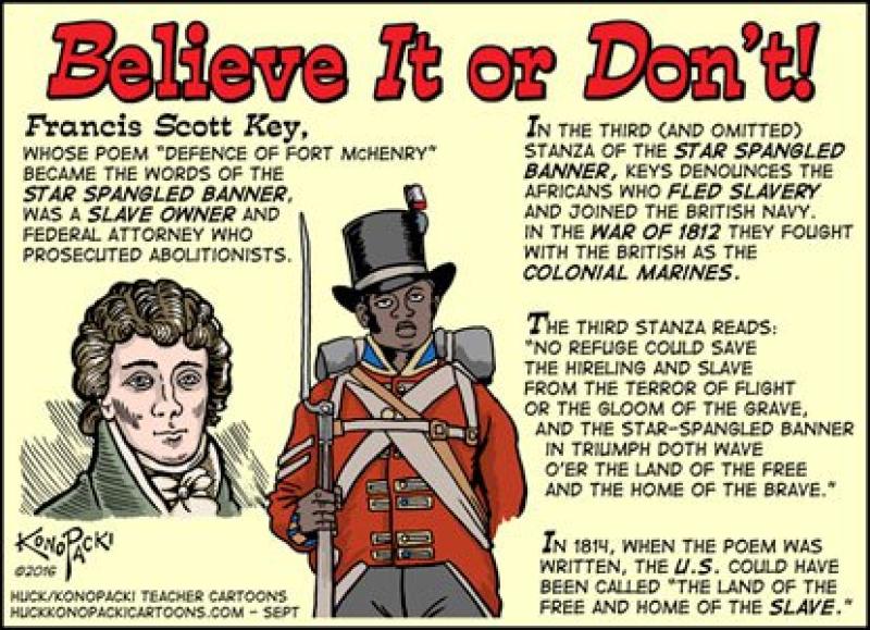 Francis Scott Key and the Third Stanza - Believe It Or Don't