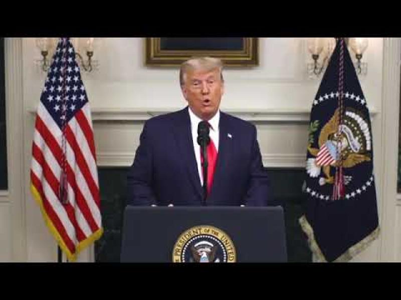 President Trump: This may be the most important speech I've ever made.... 