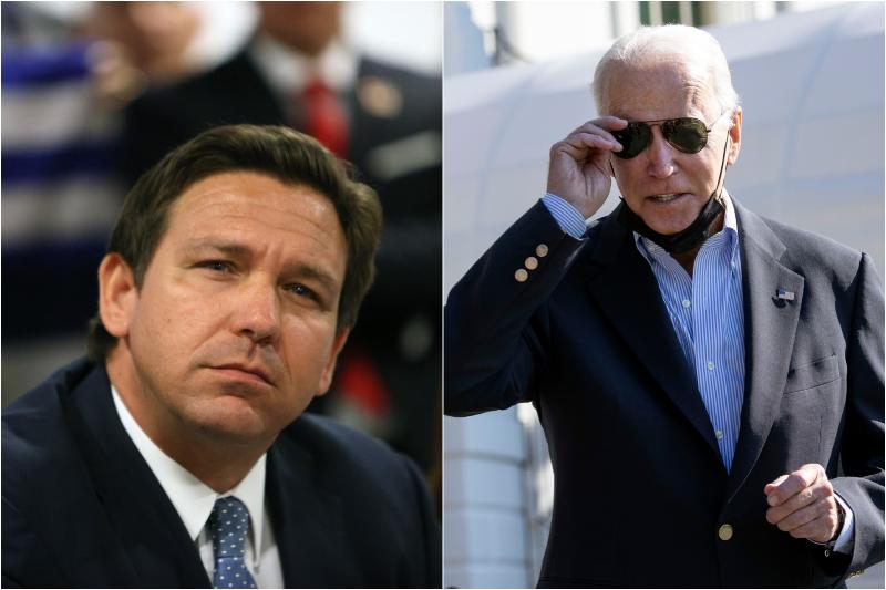 Ron DeSantis Dubs 2024 Run 'Nonsense' as Poll Shows Joe Biden Would Trounce Him