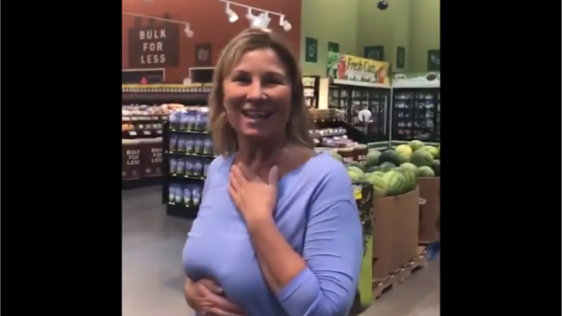 Woman who coughed on shoppers in viral video loses job