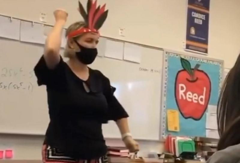 Teacher Who Did a Poor Job of “Playing Indian” in Video that Went Viral is Placed on Leave