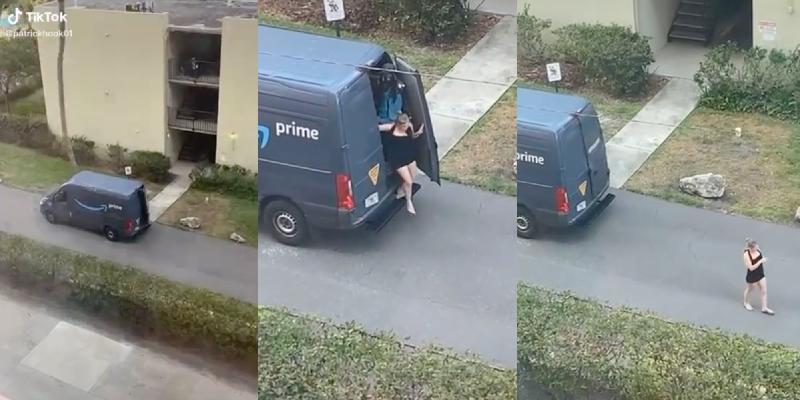 'The incident went viral, that's what cost my job': Amazon worker fired after woman spotted leaving back of delivery van in viral TikTok