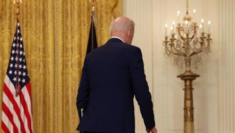 Exhausted Biden Returns To Basement To Rest Up For Next Year's Press Conference