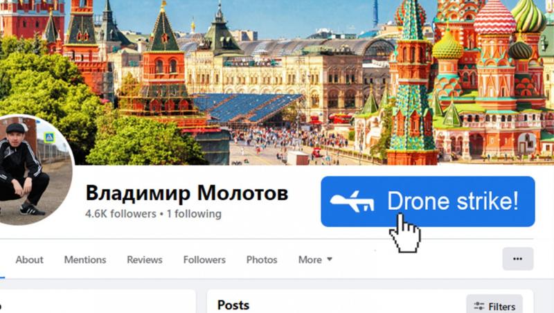 Facebook Introduces 'Call In Drone Strike' Button You Can Click On All Russian Profiles | The Babylon Bee
