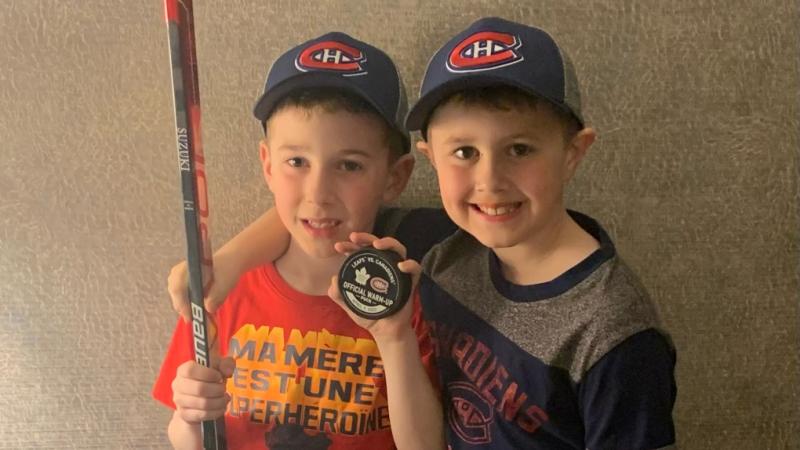 An Ontario boy got hit in the face with a puck at an NHL game. Then he got an 'unforgettable' surprise