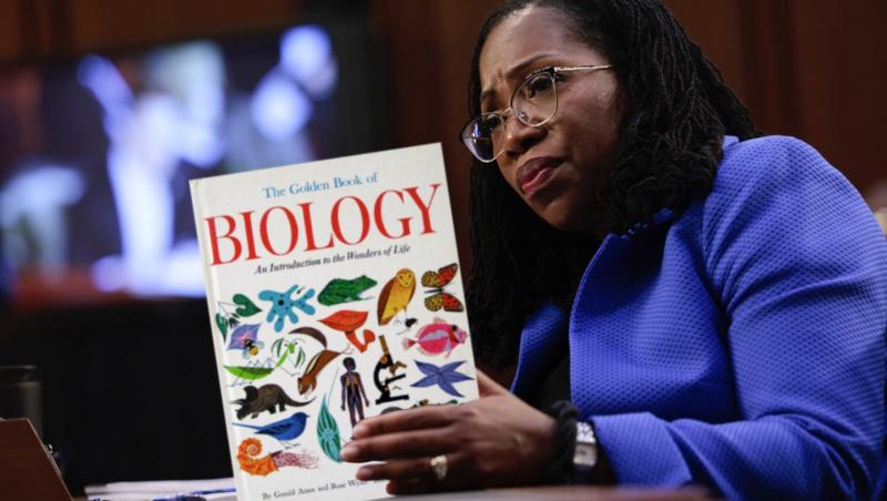 Ketanji Brown Jackson Up All Night Reading Biology Textbooks Trying To Figure Out What Everybody Means By 'Women's' Right To Abortion