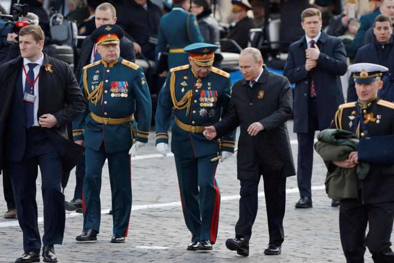 Putin Uses Russia's Victory Day Parade to Justify Invasion of Ukraine 