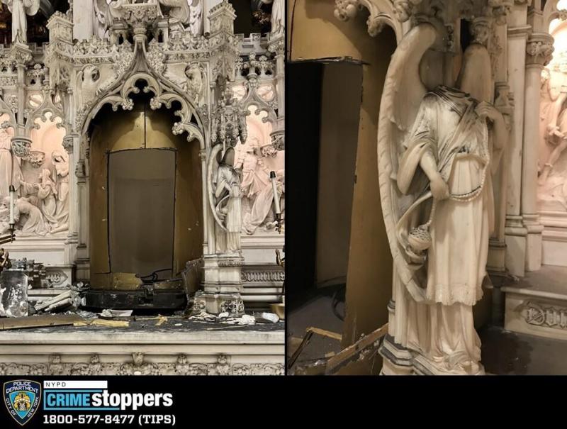 $2M relic stolen, angel statue beheaded at Brooklyn church | AP News