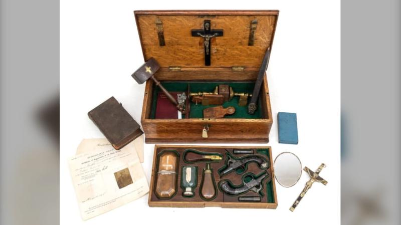 Antique vampire-slaying kit sparks international bidding war at auction