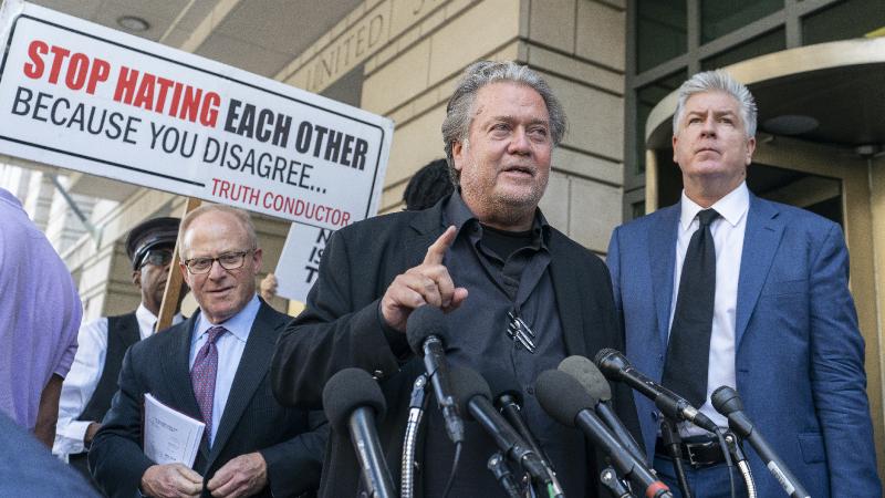 Steve Bannon found guilty on contempt of Congress charges : NPR