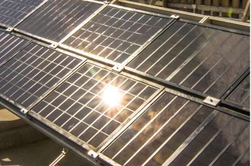 A stand-alone solar farm in Crete that integrates graphene perovskite solar panels