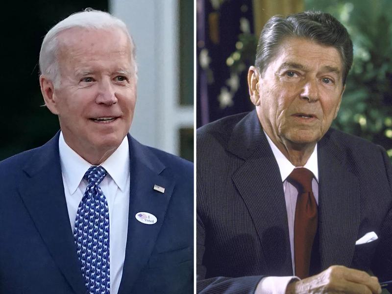 Joe Biden's Approval Rating Now as Good as Ronald Reagan's at Same Stage