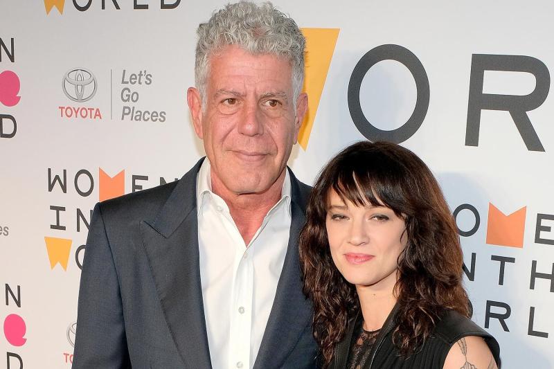 Asia Argento Reacts to Anthony Bourdain Book with Crass Instagram Post