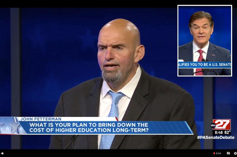 John Fetterman debate was painful and shameful — he is physically incapable of being a Senator