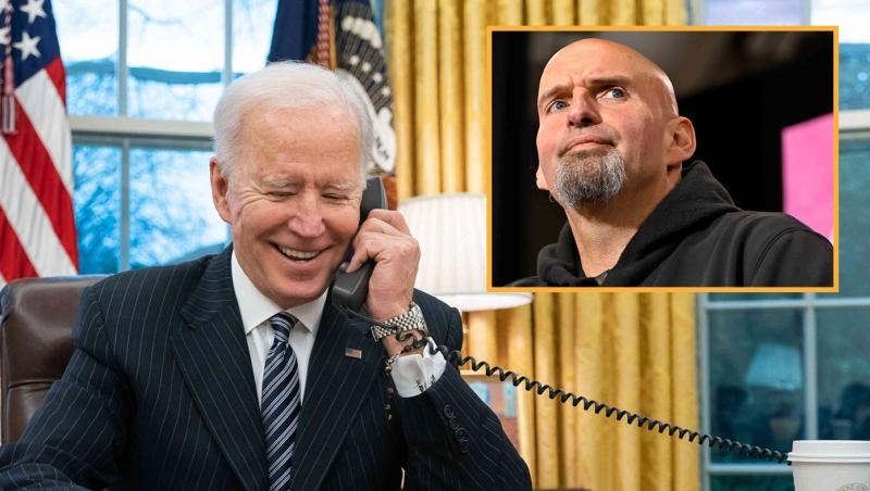 Biden Call To Congratulate Fetterman Lasts Three Hours As Neither Can Form A Coherent Sentence