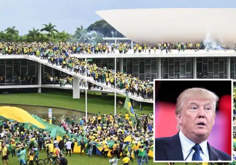 Trump sues far-right Brazilian protestors for trademark infringement
