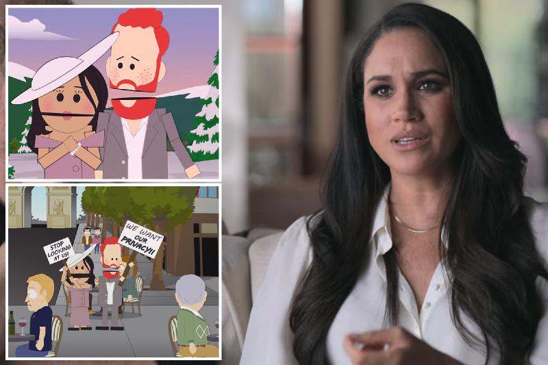 Meghan Markle 'upset and overwhelmed' by 'South Park' episode