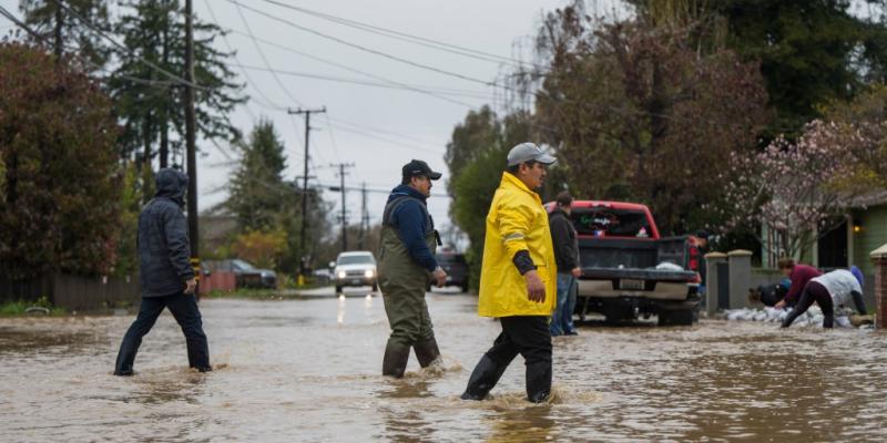 California levee breaches amid storm; second atmospheric river on the way