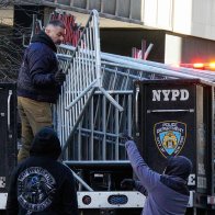Barricades unloaded near Manhattan criminal court ahead of possible Trump indictment  | The Hill