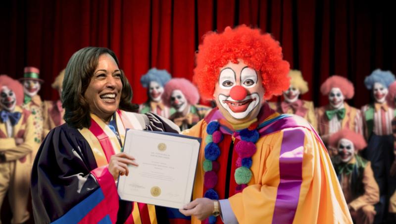Kamala Harris Receives Honorary Degree From Clown College | Babylon Bee
