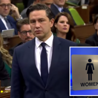 Poilievre says “female spaces” should be reserved for “biological females” and “the men who control them”
