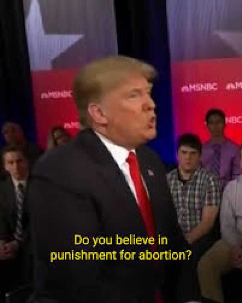 Should there be punishment for women who have an abortion?