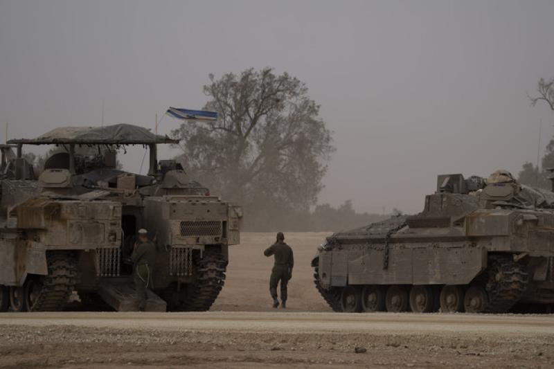 Gaza-based militants attack Israeli forces preparing for US aid pier