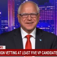 I'm all in': Harris running mate short-lister Gov. Tim Walz is eager to take on Trump