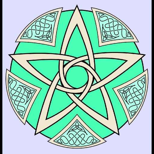 5 Point Celtic Circle