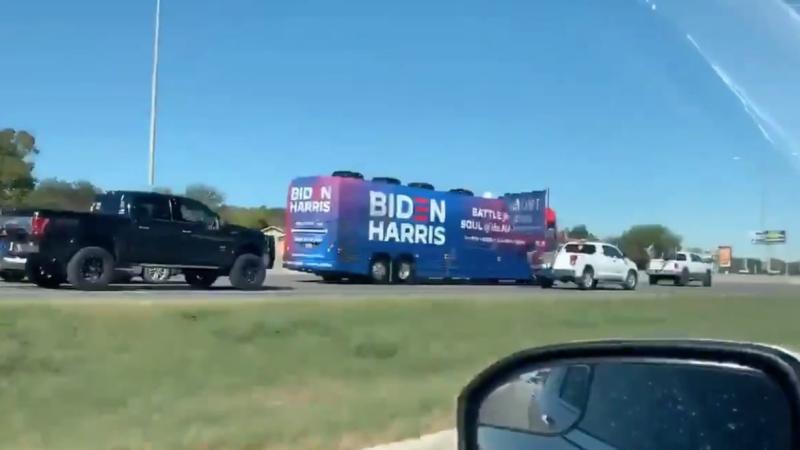 Biden Team Cancels Texas Event After Highway 'Ambush' by MAGA Cavalry