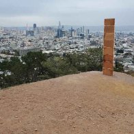 Mysterious gingerbread monolith appears in San Francisco