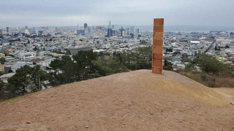 Mysterious gingerbread monolith appears in San Francisco