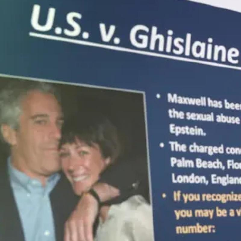 Ghislaine Maxwell court hearing disrupted by apparent QAnon followers