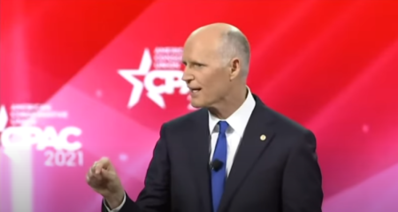 Sen. Rick Scott slams Democrats for saying 'you can protest, but you can't go to church'