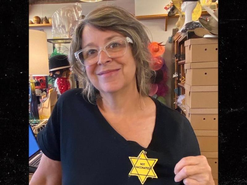 NASHVILLE HAT SHOP SELLING 'NOT VACCINATED' PATCHES ... Mocking Star of David