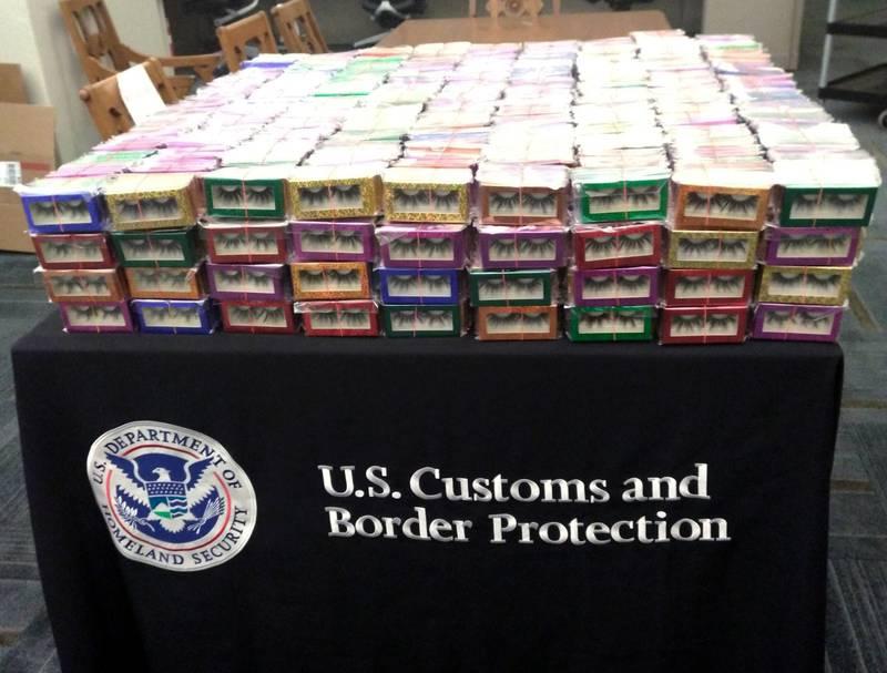  Eye-popping 6,000 false lashes seized at New Orleans airport