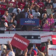 Herschel Walker speaks Donald Trump Save America rally 