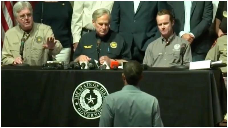Watch: Sparks fly as Beto O'Rourke confronts Gov. Greg Abbott during school shooting press briefing