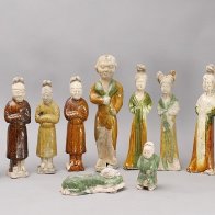 Glazed ceramics found in Tang Dynasty tomb
