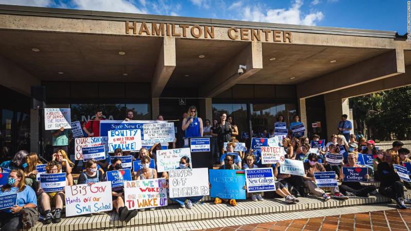 Gov. DeSantis' conservative takeover of a liberal arts college could silence diversity, critics say - CNN