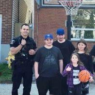 Sudbury, Ontario., police respond to 'noise' complaint, end up joining basketball game
