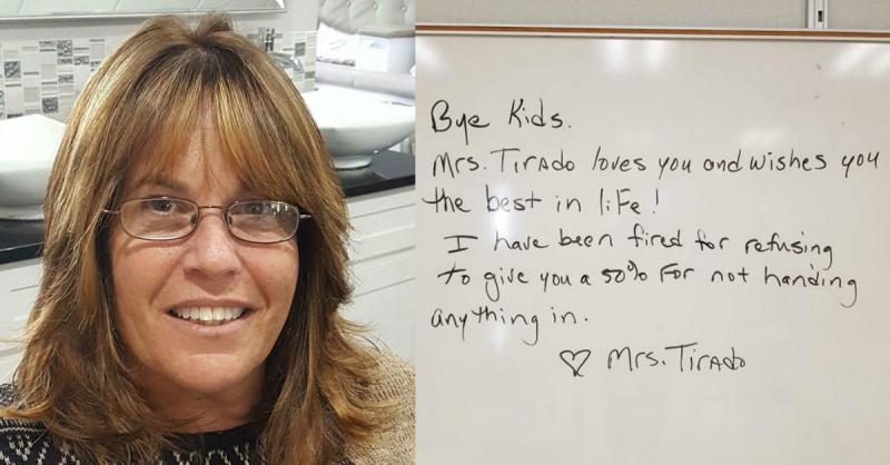 Teacher Fails Students Who Won't Do Work and Her School District Fired Her