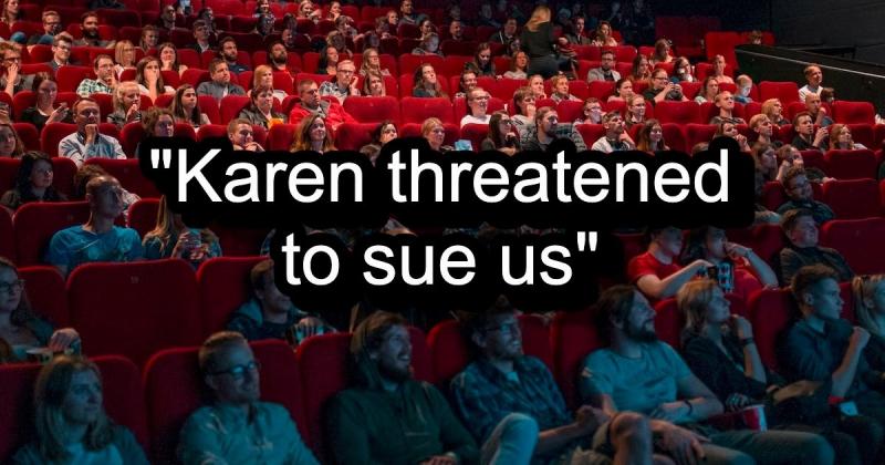 'Karen threatened to sue us': Mom throws tantrum at movie theater employees after her kids got kicked out for being disruptive - FAIL Blog - Funny Fails
