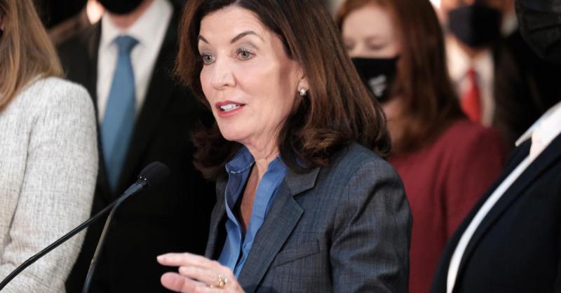 NY Gov. Hochul backs NYC bid to suspend 'right to shelter' mandate amid immigrant influx | Just The News